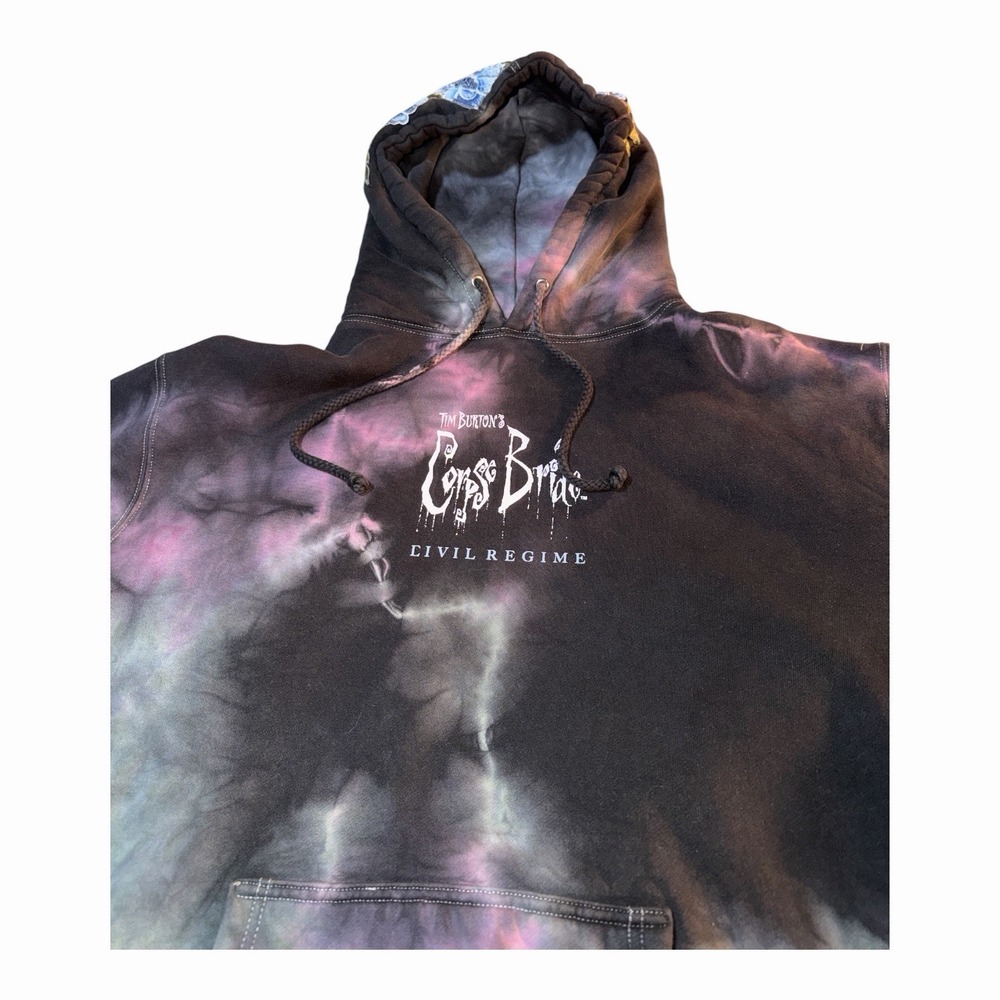 Civil Regime X Corpse Bride Eternal Bride M Rare Tim Burton Embroidered Hoodie - Picture 4 of 9